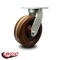Service Caster 8'' Extra Heavy Duty High Temp Phenolic Wheel Swivel Top Plate Caster CRAN-SCC-KP92S830-PHRHT - alternate 3